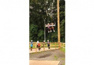 Way up high.